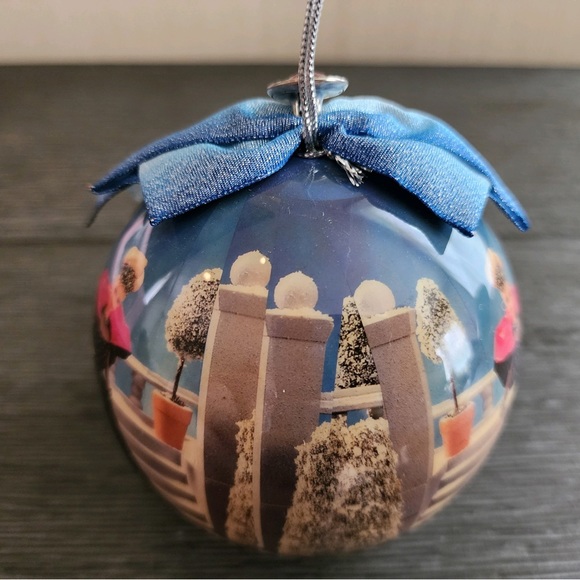 Vintage 1998 Mattel Barbie Holiday Christmas Decoupage Ornament 4" Ball - Picture 8 of 10